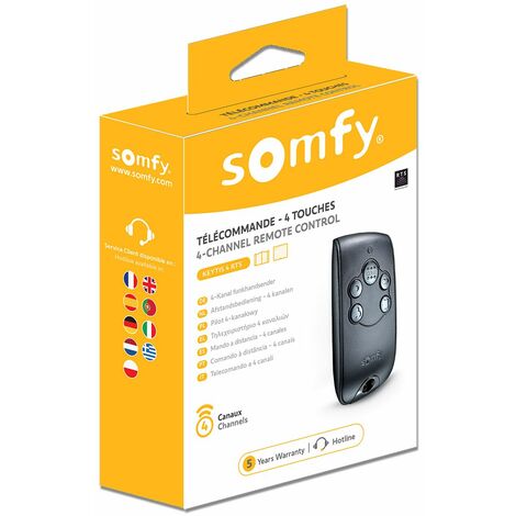 Somfy - lot de 3 télécommandes keytis ns 4 rts - télécommande pour