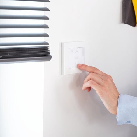 SOMFY 9015022 - Cadre blanc laqué - Pour commande murale Smoove