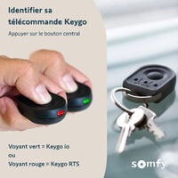 Télécommande Keygo 4 RTS Somfy Portail et porte de garage - réf:  1841064/1841118