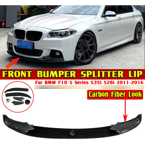 Per BMW F10 Serie 5 535i 528i 2011-2016 con M Sport Paraurti anteriore Lip  Spoiler