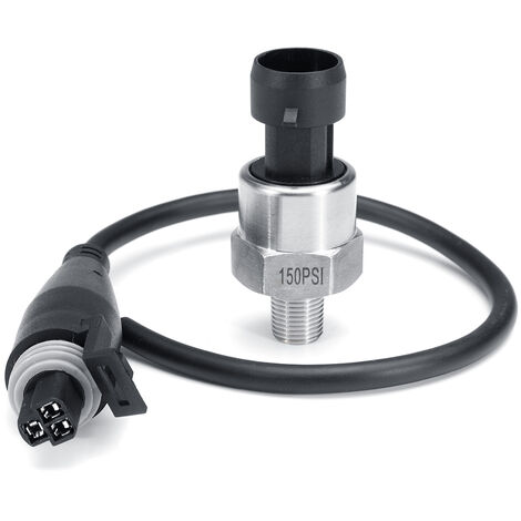 8NPT Filetto Sensore di trasduttore di pressione in acciaio inossidabile per olio combustibile Aria acqua 30 PSI Trasduttore di pressione Psi 1 