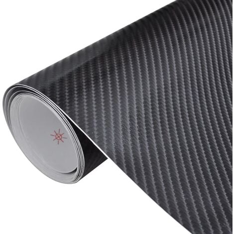 Covering Carbone de Voiture,Film Carbone Voiture 4D 5D 6D fibre de carbone  noir film vinyle film film 5D rouleau voiture autocollant auto sport  accessoires extérieurs film (Color : 5D carbon fiber, 