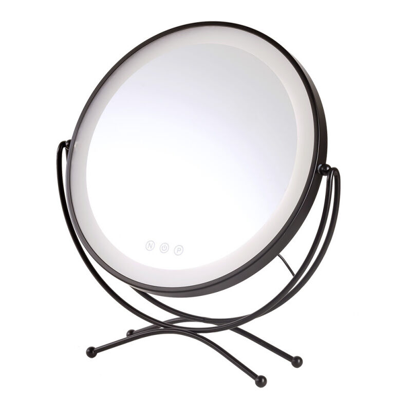 Espejo Iluminado Maquillaje LED 4200ºK 41x47,5Cm Regulable Negro 40.000H  [SUN-ESLED-03-B]