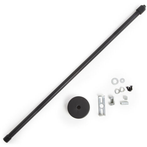 Barra Suspensión Extensible Carril Focos LED 50 ► 100Cm - Negro