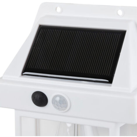 Aplique Solar IP44 3W 3000K 100Lm con Sensor PIR - Blanco [ASAL-0289]