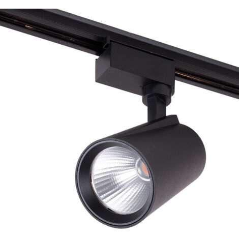 Foco de Carril LED  30W 2538Lm CRI85 2700ºK Lumiastra Monofásico 40.000H [LUM-ATH070030W-B-WW]