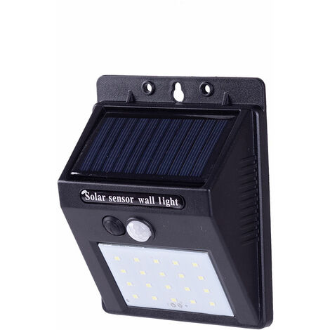Aplique LED 6000ºK Solar IP65 Sensor 40.000H [WR-SW5050-PIR] (WR-SW5050-PIR)
