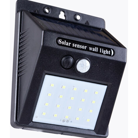 Aplique LED 6000ºK Solar IP65 Sensor 40.000H [WR-SW5050-PIR] (WR-SW5050-PIR)