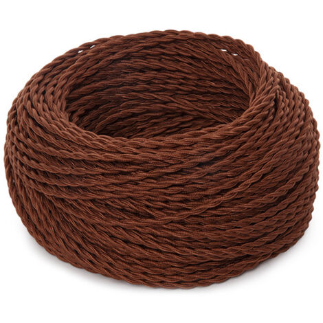 Cable Trenzado 2x0,75 x 1M  [SKD-CT275-BLACK]