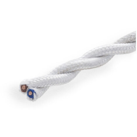 Cable Trenzado 2x0,75 x 1M  [SKD-CT275-BLACK]
