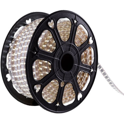 Tira LED 220V COB, 320Led/m, 12W/m, 25cm corte, 20 metros. Regulable Triac  - INCO Ingenieros - Canarias