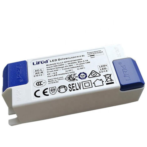 Driver LIFUD 14W Entrada 220-240V Salida 25-40VDC
