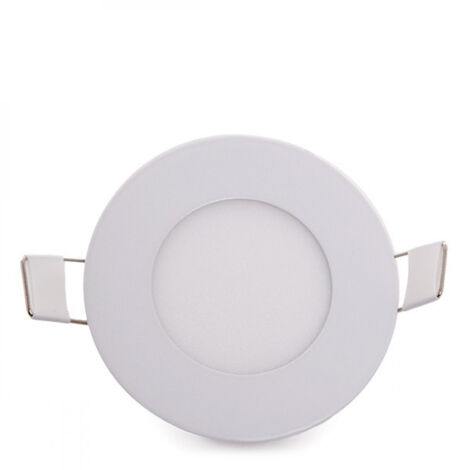 Placa LED 3W 230Lm  4200ºK Circular 40.000H [GR-RDP01-3W-W]