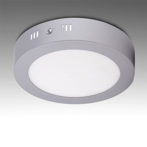 Plafón LED 12W 930Lm 6000ºK Circular Cromado 40.000H [GR-MZMD01C-12W-CW]