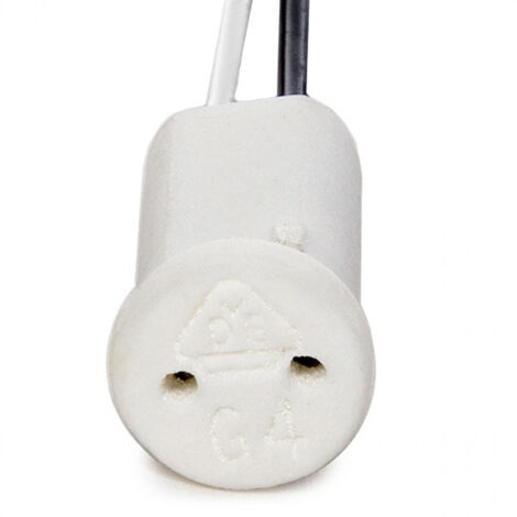 Soporte De Lámpara 10Pcs MR16 G4 Base Base De Portalámparas De Cerámica Soporte L-ED Conector CFL Adaptador De Bombilla Con Cable Halógeno Andoer Soporte De Lámpara | En Línea