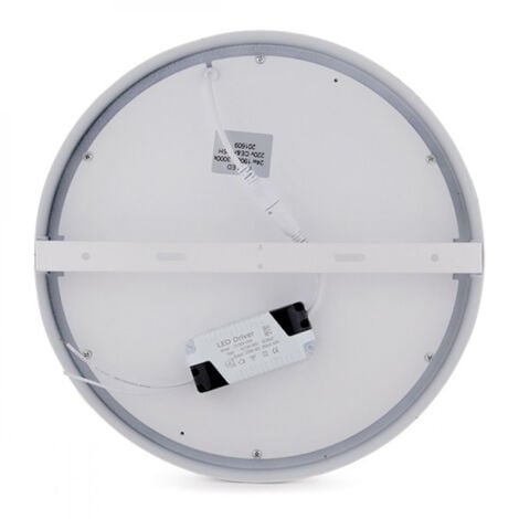 Plafón LED 24W 1900Lm  4200ºK Circular 40.000H  [HO-PLAF-C-24W-W]