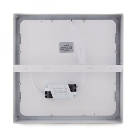 Plafón LED 24W 1.900Lm 6000ºK Cuadrado 40.000H [HO-PLAF-R-24W-CW]
