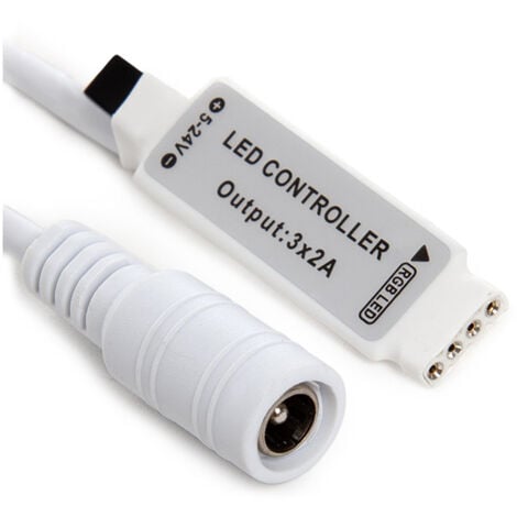 Rectificador de Tira LED RGB a 220V de 10mm + Mando Multifunción