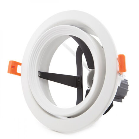 Aro Foco Downlight Par 30 E27 (Sin Lámpara) Blanco (1/3)