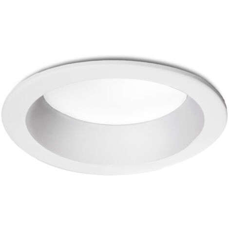 Plaque LED Ronde 20W 1600lm - Remplace Une Ampoule 120W, Dîmable, Pour Plafond Bureau Ou Maison