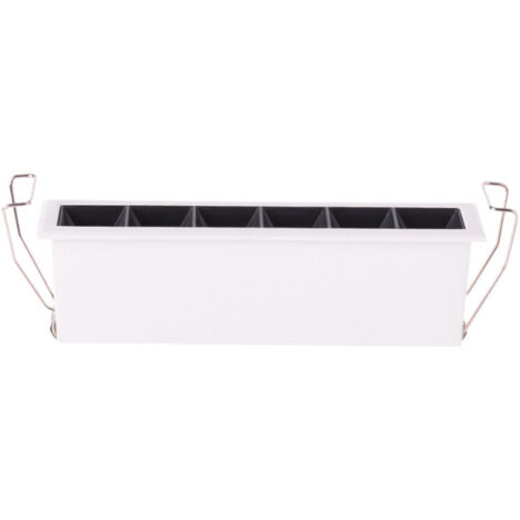 Foco Downlight LED 8W 575Lm 2700ºK Rectangular PRO SMD3030 50.000H [JW-8W-M-WW]