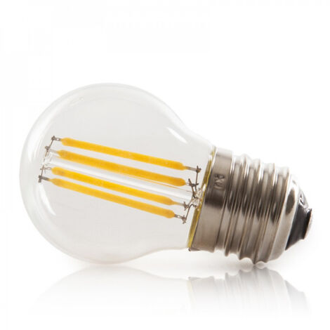 Bombilla LED E27 4W  288Lm 2000ºK Filamento G45 40.000H   [HO-LF-G45-E27-4W-WW]