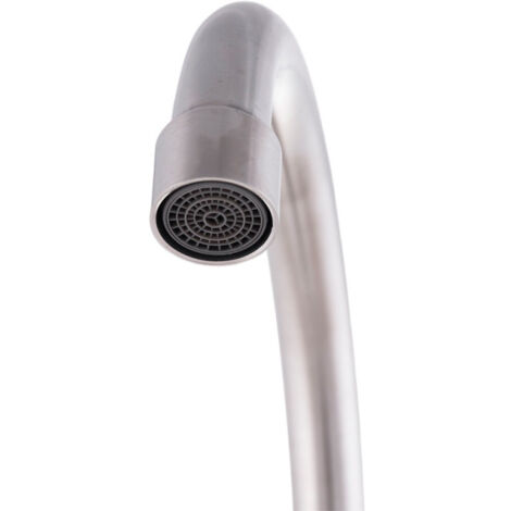 Grifo Cocina Latón/Zinc, Cromado, Agua Fría, Caño Alto, Monomando [QLI-FA1033]