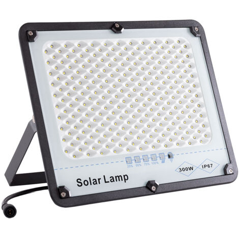 Foco Proyector LED Solar 300W Panel Solar/Batería  [HO-MTX-300W-CW]