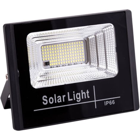 Proyector LED Solar 30W 6500K Panel: 6V/6W Batería: 3,2V/3000MaH Control Remoto [HO-SOLARFL-30W-01]