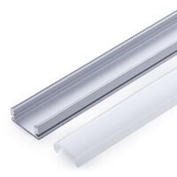 Perfíl Aluminio para Tira LED - Difusor Opal SU-A1707 x 2M (SU-A1707)