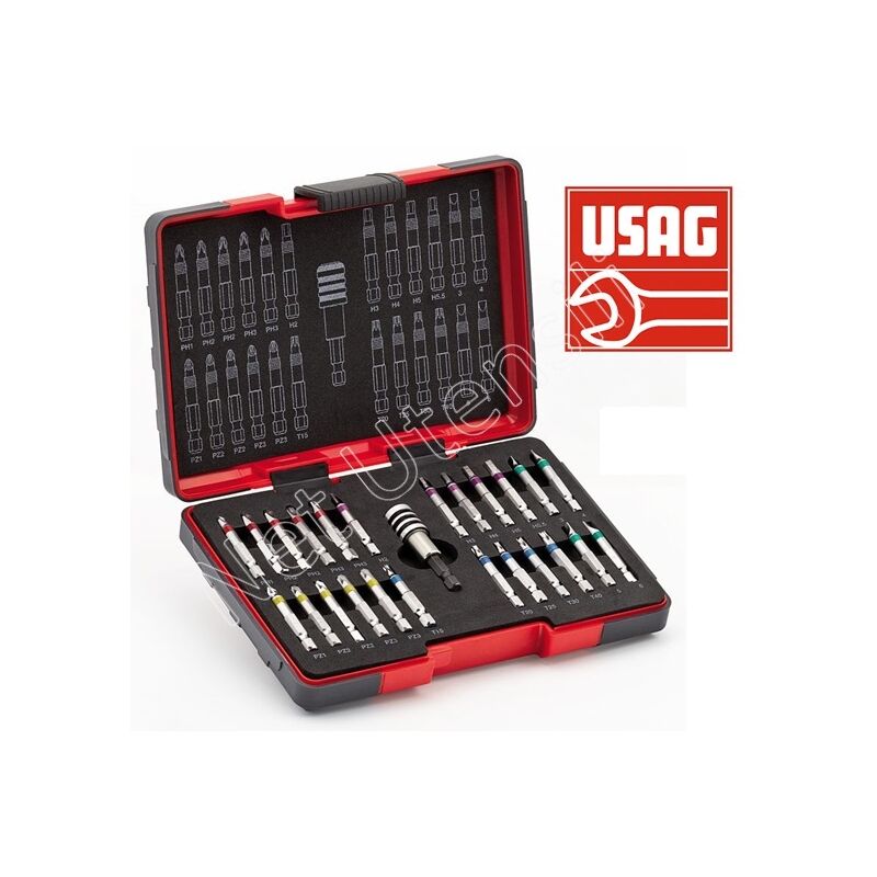 USAG 692 J49 SERIE SET KIT DI INSERTI BIT PORTAINS. PER AVVITATORE