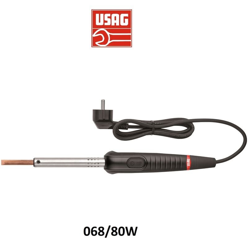 USAG 068 W SALDATORE GRANDE POTENZA 80 W MAX 400 °C CON SUPPORTO DA TAVOLO