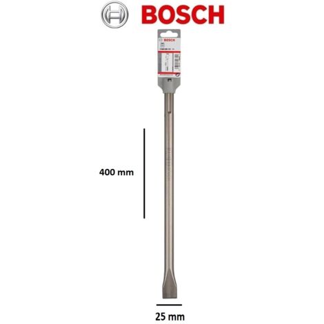 Scalpello piatto pro sds max-4c, 25 x 400 mm bosch 2608690141