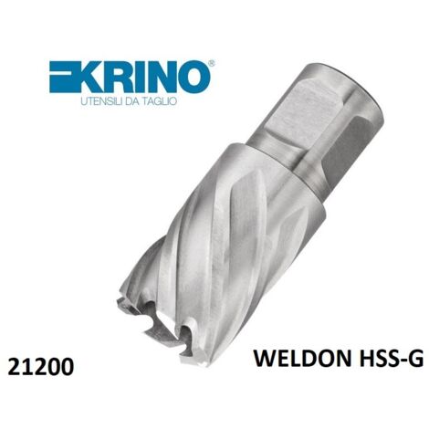 KRINO FRESA A CAROTARE ATTACCO WELDON HSS-G PER TRAPANO MAGNETICO