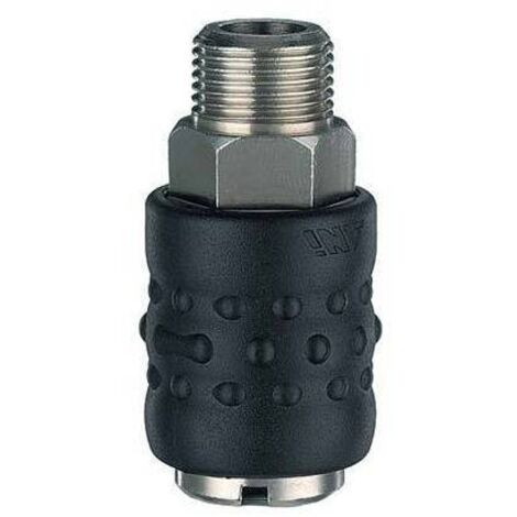 ANI 17/A RACCORDO ARIA COMPRESSA RUBINETTO RAPIDO FEMMINA FILETTO MASCHIO 17/B