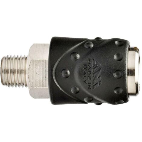 ANI 17/A RACCORDO ARIA COMPRESSA RUBINETTO RAPIDO FEMMINA FILETTO MASCHIO 17/B