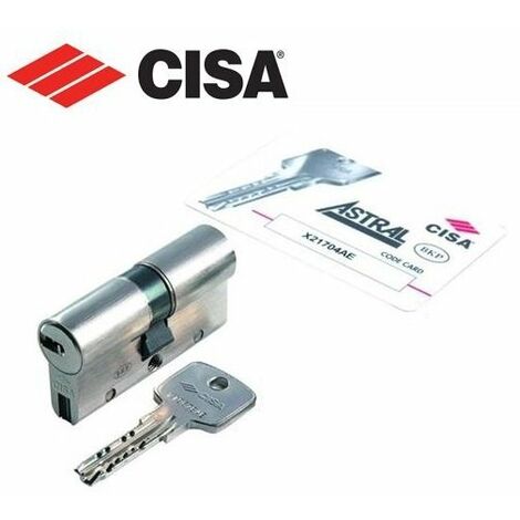 CISA 0A314 MEZZO CILINDRO FRIZIONATO CON CARTA CILINDRI PROFILO EUROPEO ASTRAL