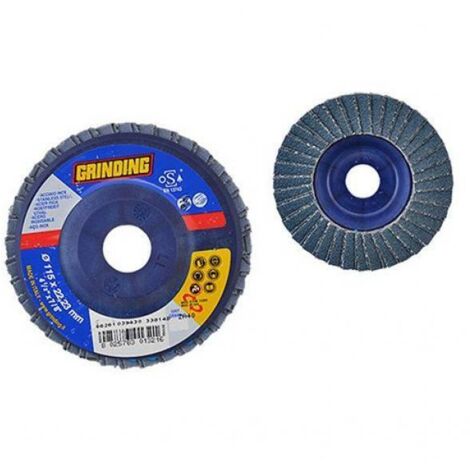 GRINDING DISCO LAMELLARE ABRASIVO ZIRCONIO DISCHI LAMELLARI INOX GHISA ALLUMINIO