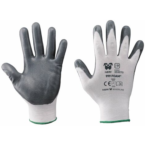 NERI 353070 GUANTI NBR 999 FOAM GUANTO DA LAVORO IN NYLON/ NITRILE SCHIUMATO