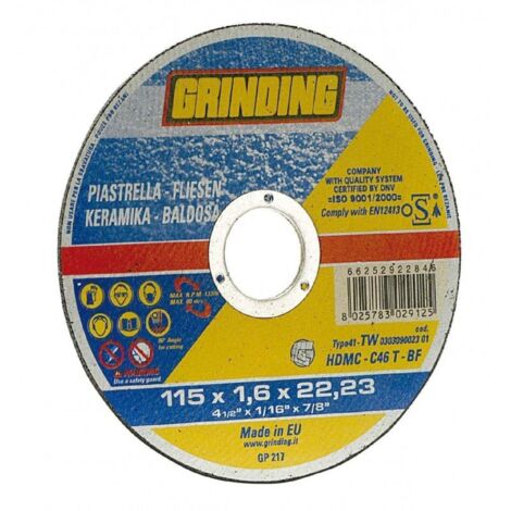 GRINDING DISCO ABRASIVO DISCHI DA TAGLIO SOTTILE PIETRA PIASTRELLA 230X1,9X22,23