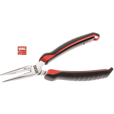 Usag Pinze a Becchi Mezzotondi Diritti Art.133 Ax 200mm