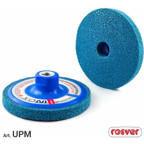 ROSVER UPM DISCO PER ABRASIONE E FINITURA DISCHI ONE STEP FORO M14 Ø115 PER INOX (1/5)