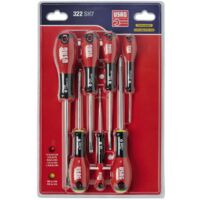 Set Di 7 Cacciaviti USAG - A Croce E Piatto, Con Impugnatura Ergonomica E Lama Resistente - Foto 8