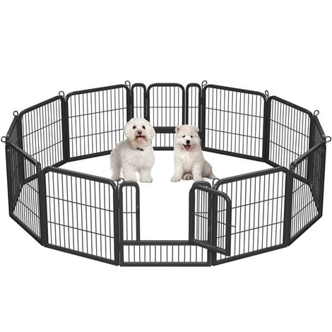 Parc enclos pour chiens grillage cage clôture intérieur et extérieur  hauteur 70,5cm modèle dog run « m 483 »
