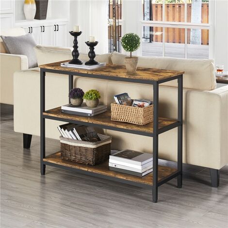 Table basse bois 1 tiroir et 1 niche 110 cm Nagato
