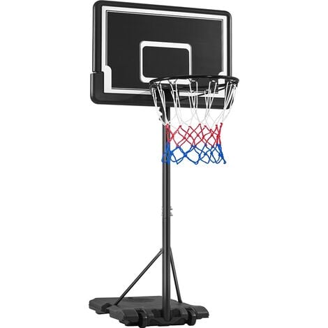 Panier de Basket Extérieur avec Hauteur Réglable 130-305 cm
