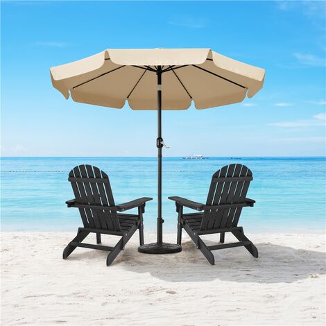 Mart Parasol 3-laags met aluminium paal 2,5x2,5 m taupe
