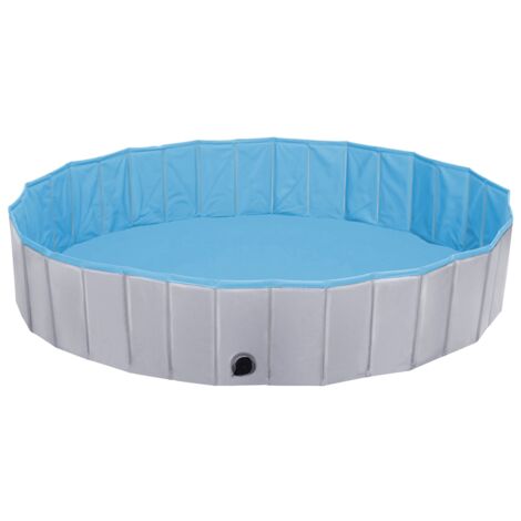 Yaheetech Piscine pour Chien Pliable XXXL Piscine Baignoire Bassin de Baignade Portable Bain pour Chien/Chat Animal Extérieur Intérieur Antidérapant avec Patchs de réparation et Brosse
