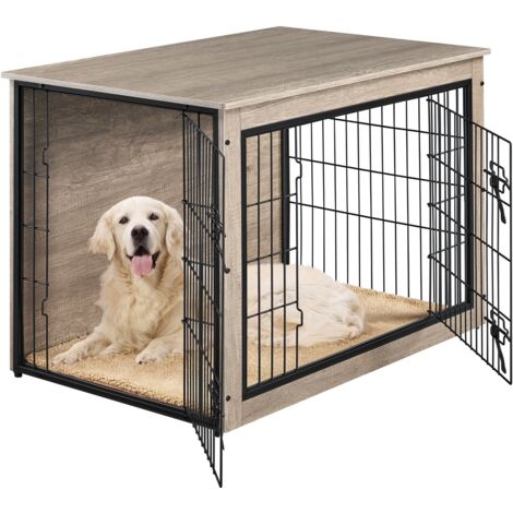 Cage grillagée Dogit à 2 portes avec grille de séparation *Grandeur Variée*