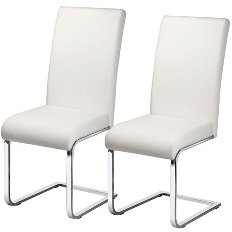Lola - lot de 4 chaises simili cuir gris surpiqures carreaux - Conforama